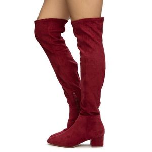 Over The Knee Suede Boots